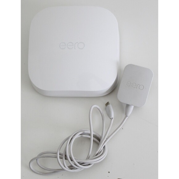 Eero Pro 6E Tri-Band Mesh Wi-Fi 6E Router Used W/ AC  ISP FRONTIER S010001 - Picture 1 of 6